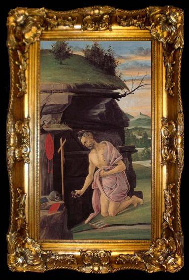 framed  Alessandro Botticelli St.Jerome, ta009-2